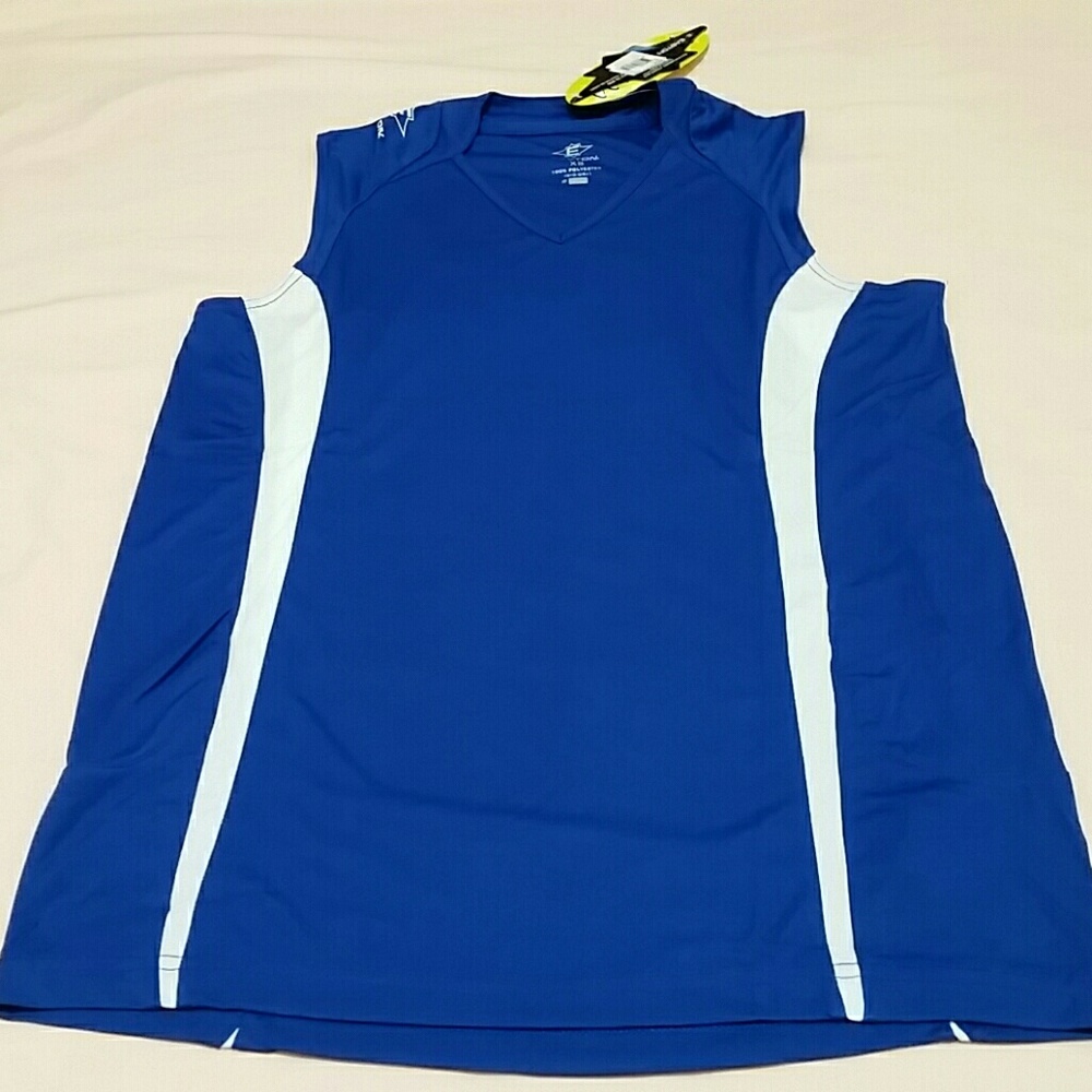 NWT. Women's  blue/white athletic  top. XS.